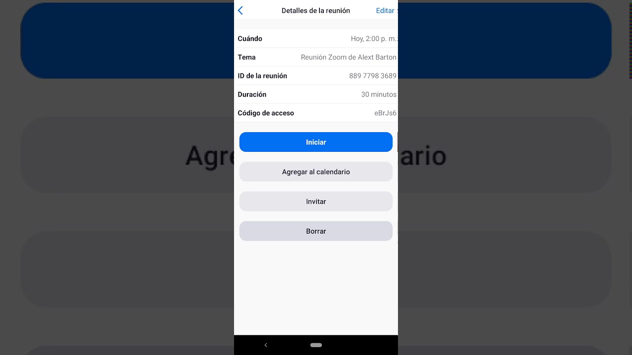 ¿Cómo cancelar una reunión de zoom?
