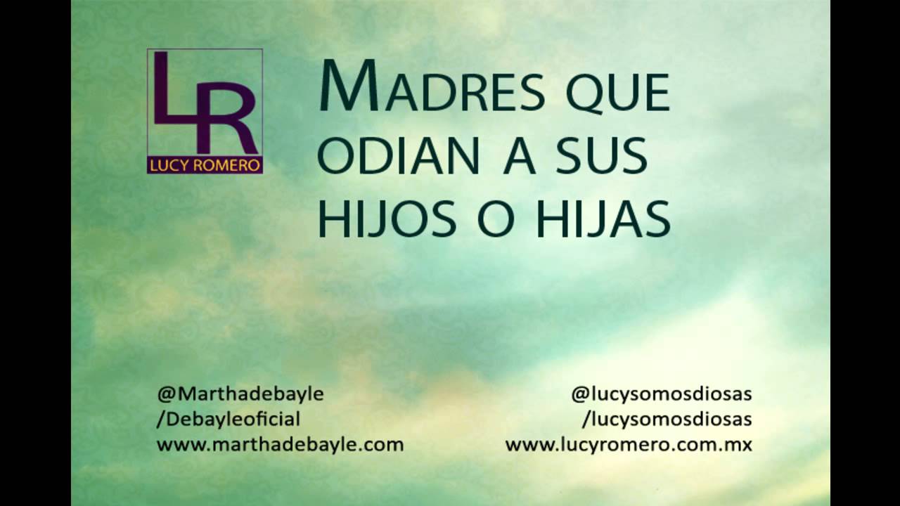 ¿Por qué una madre no quiere a sus hijos?