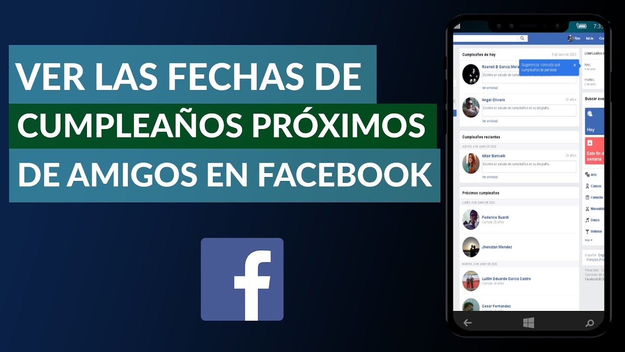 ¿Cómo ver los cumpleaños?