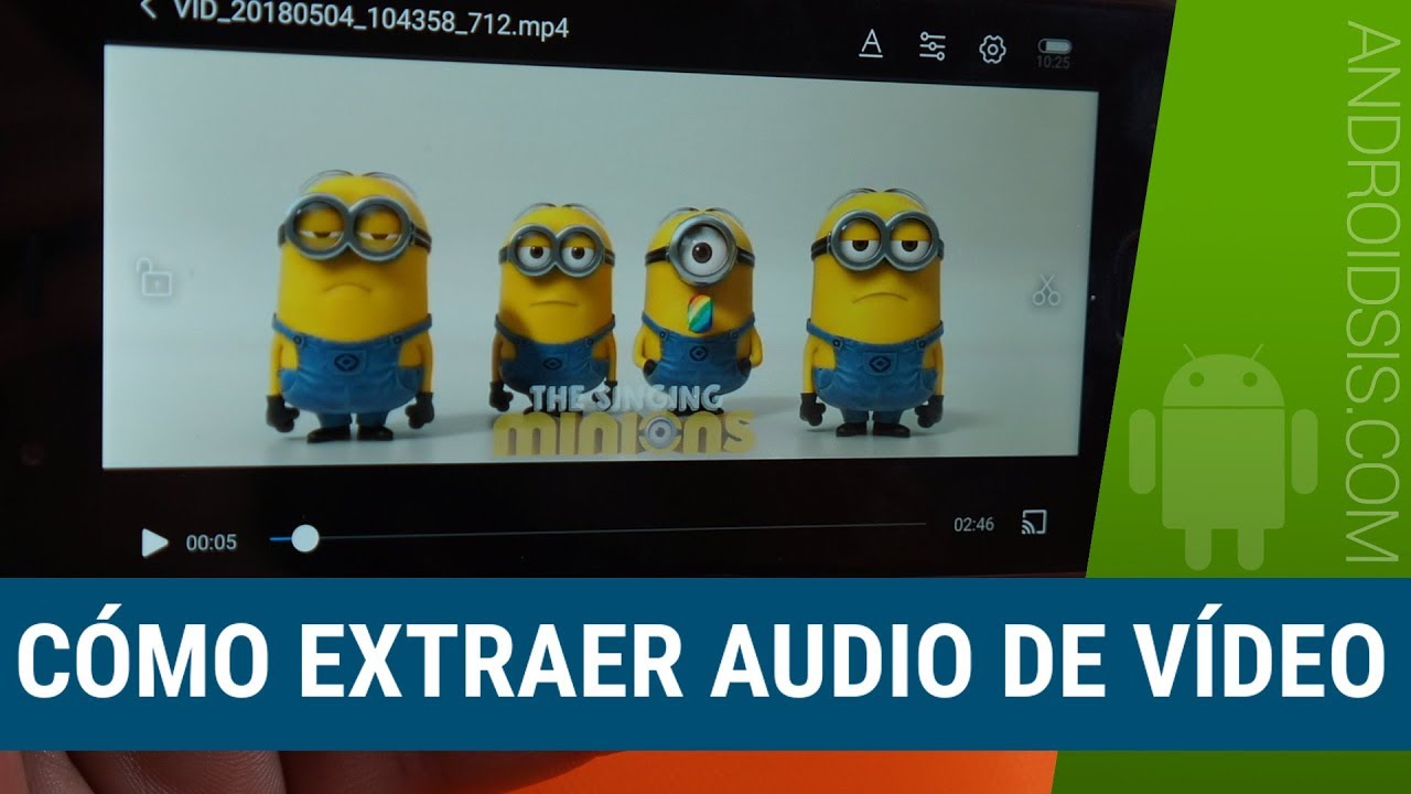 ¿Cómo extraer el audio de un video?