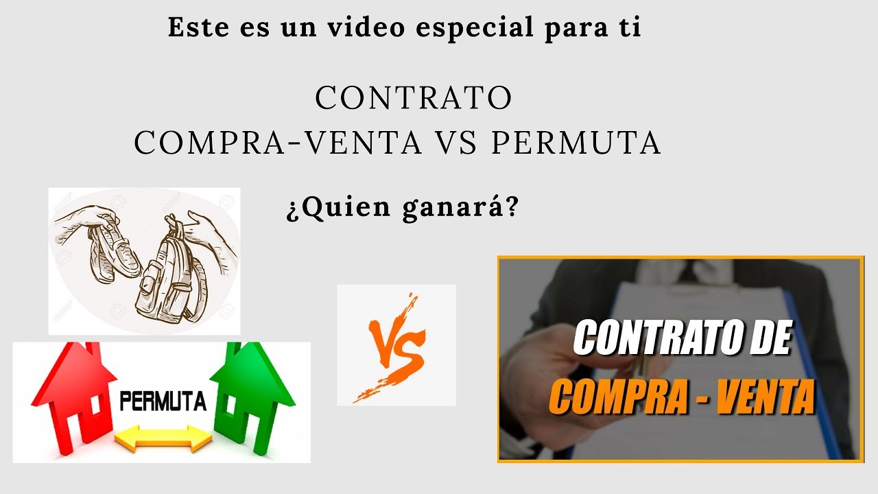 ¿Cuál es la diferencia entre compraventa y permuta?