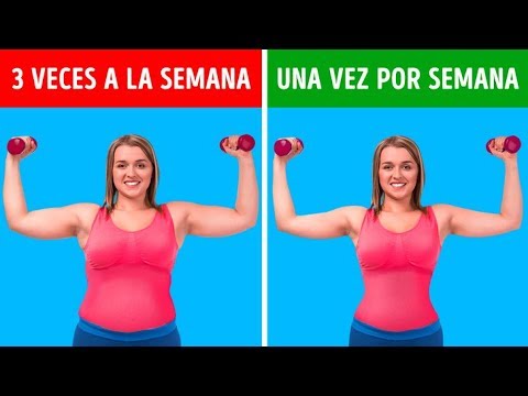 ¿Cuándo haces pesas bajas de peso?