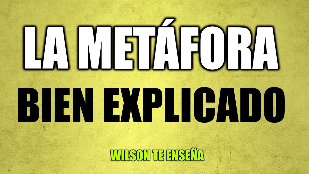 ¿Cómo hacer una metáfora ejemplos?