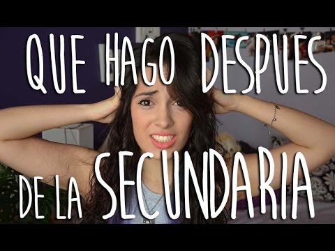 ¿Qué vas a hacer después de terminar el bachillerato?
