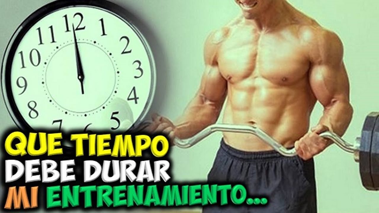 ¿Cuánto tiempo se debe entrenar con pesas?