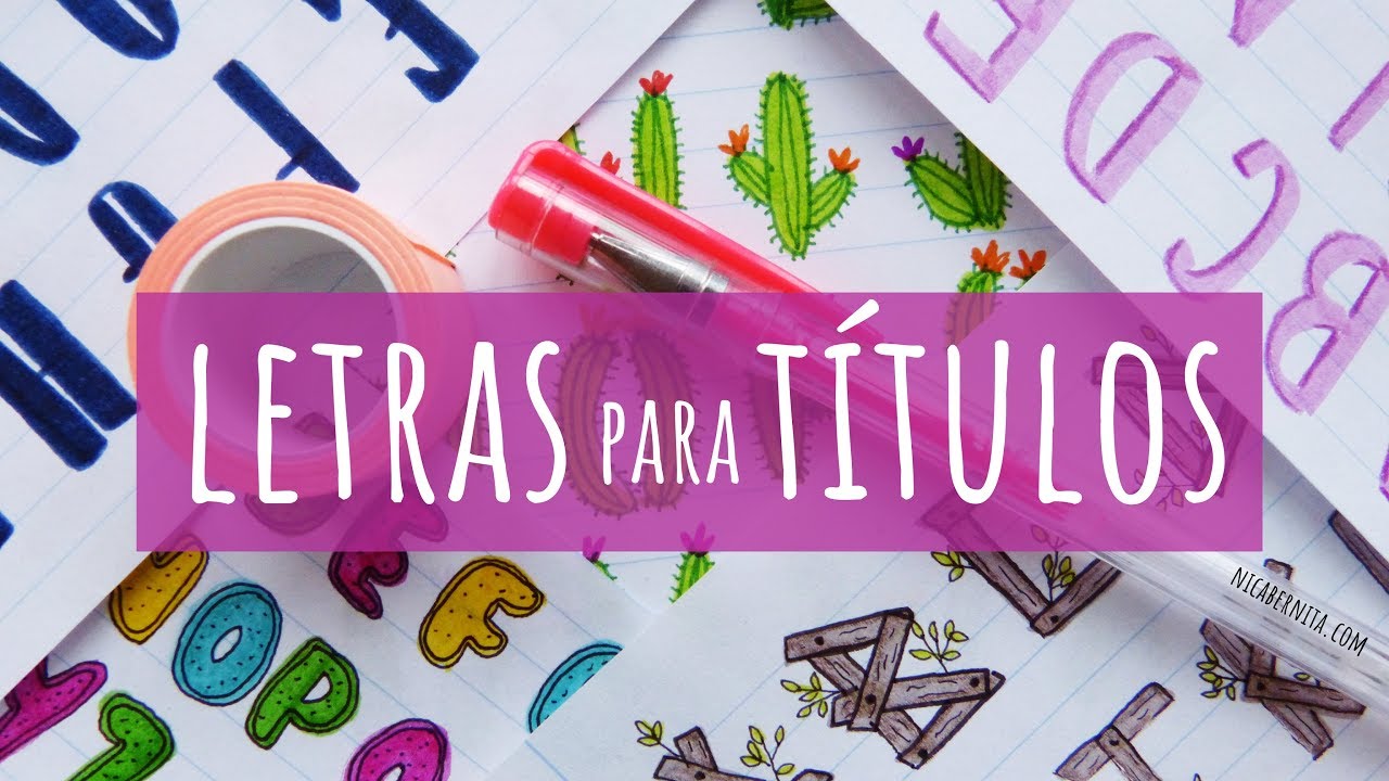 ¿Cómo hacer la letra bonita en el cuaderno?