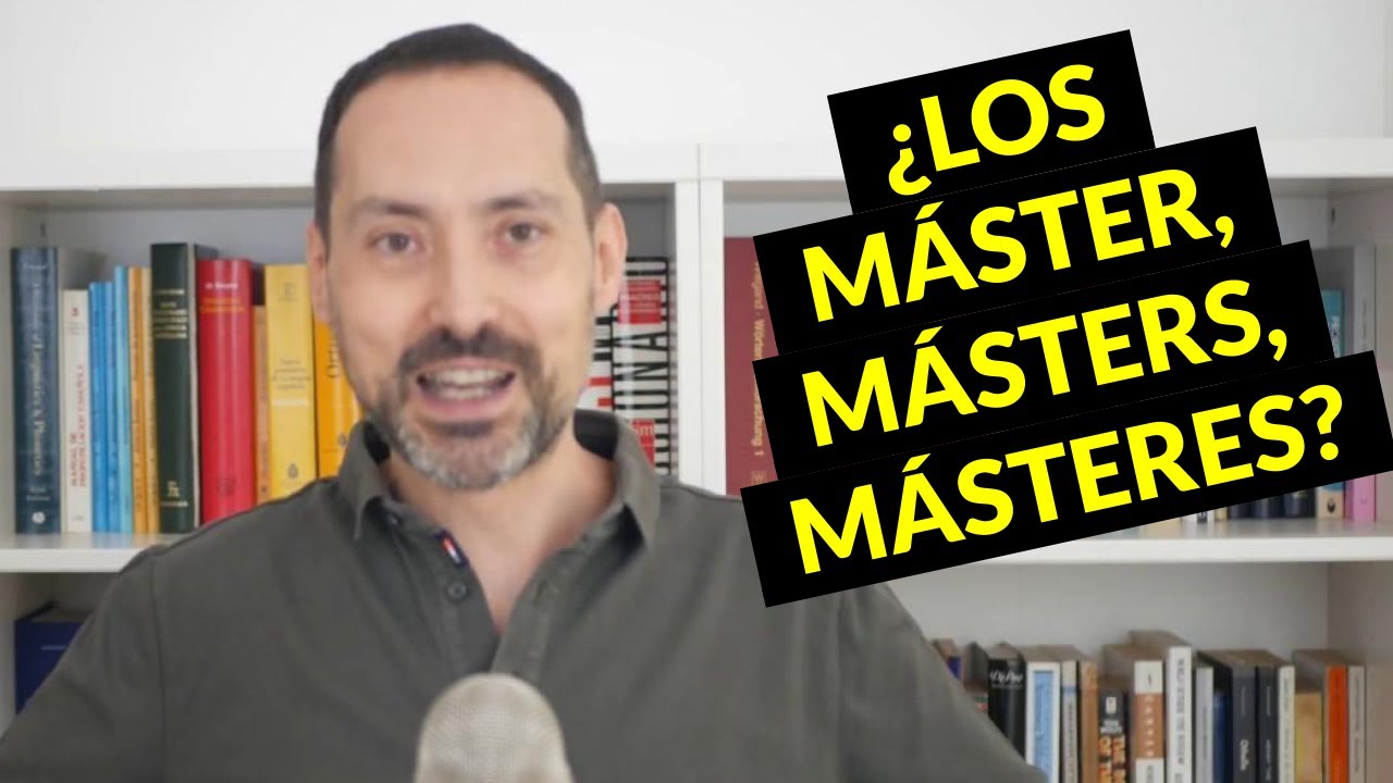 ¿Cómo se dice magíster o máster?