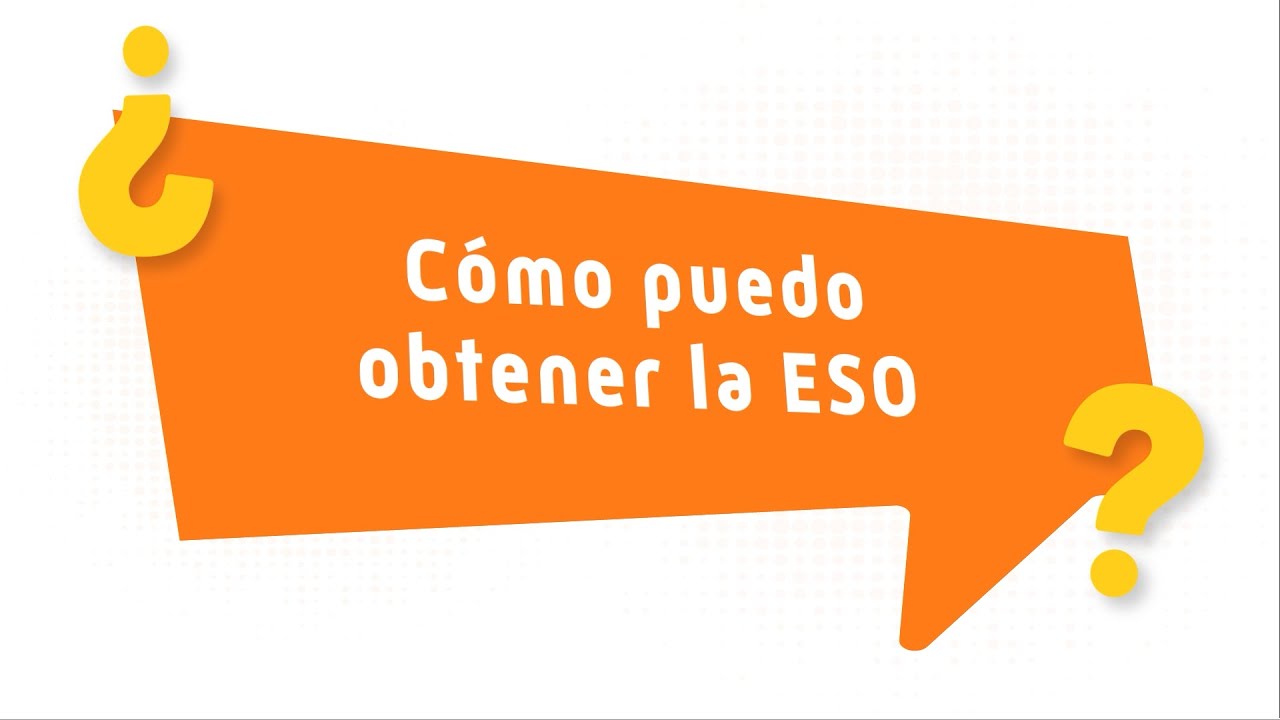 ¿Cuál es el título de la ESO?