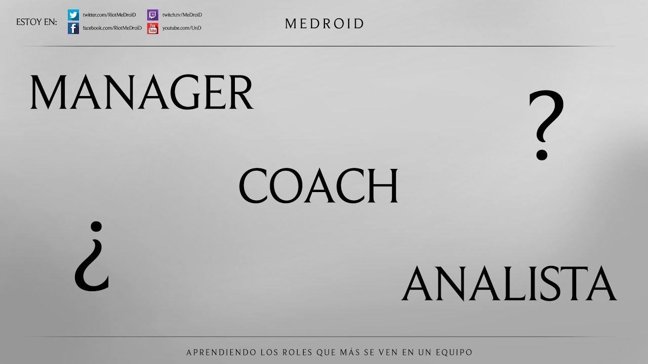 ¿Cuál es la función de un coach?