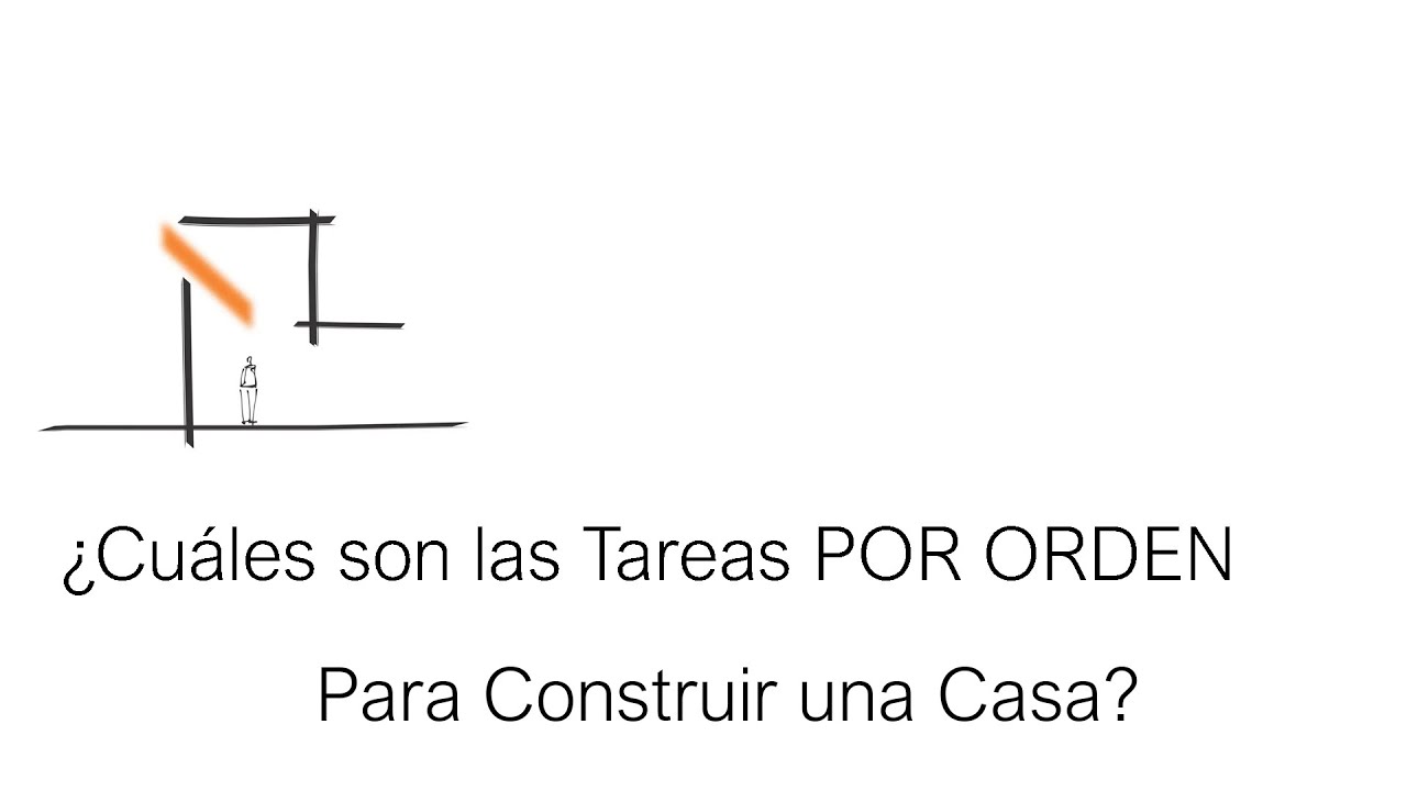 ¿Qué es lo primero que hay que comprar para construir una casa?