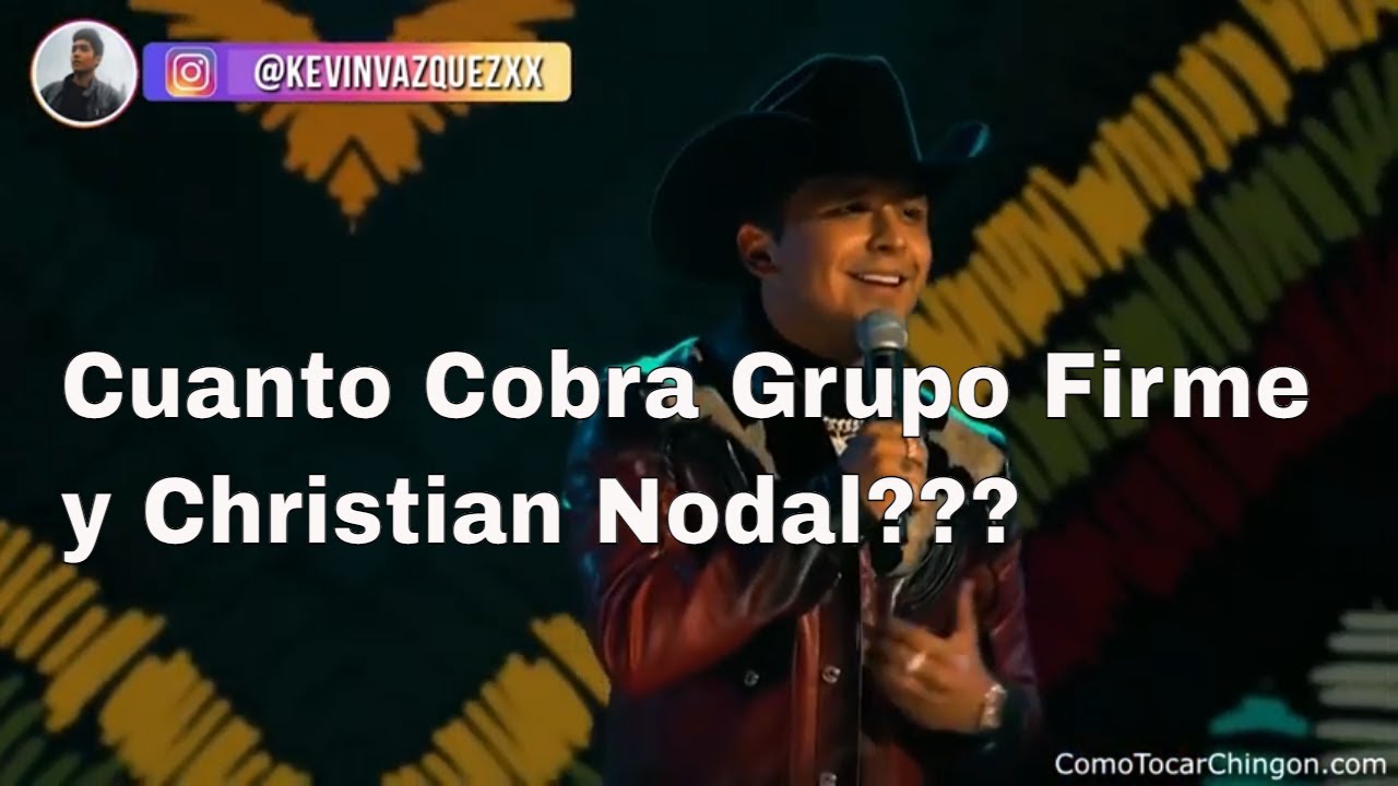 ¿Cuánto cobra grupo firme por un concierto?