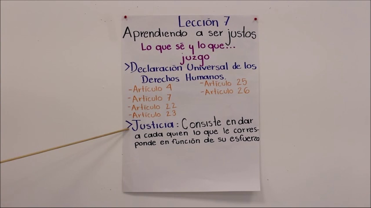 ¿Cómo se puede aprender a ser justos?