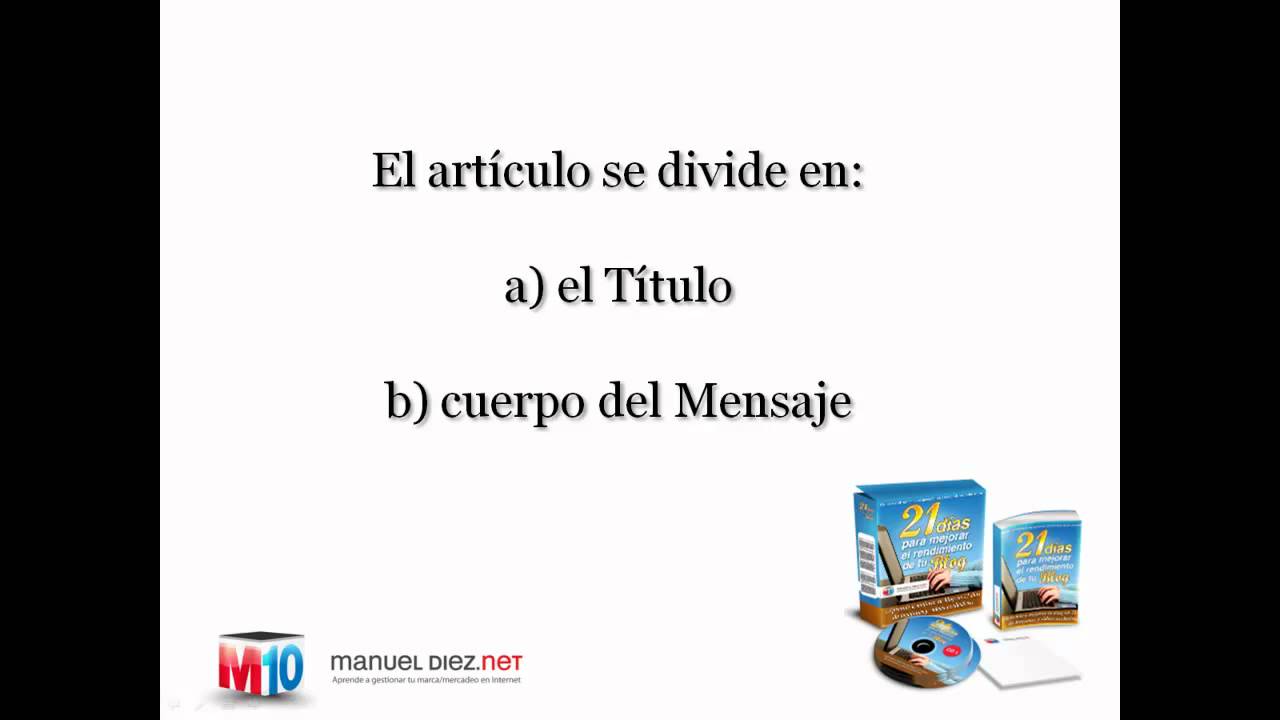 ¿Cómo se escribe un artículo?