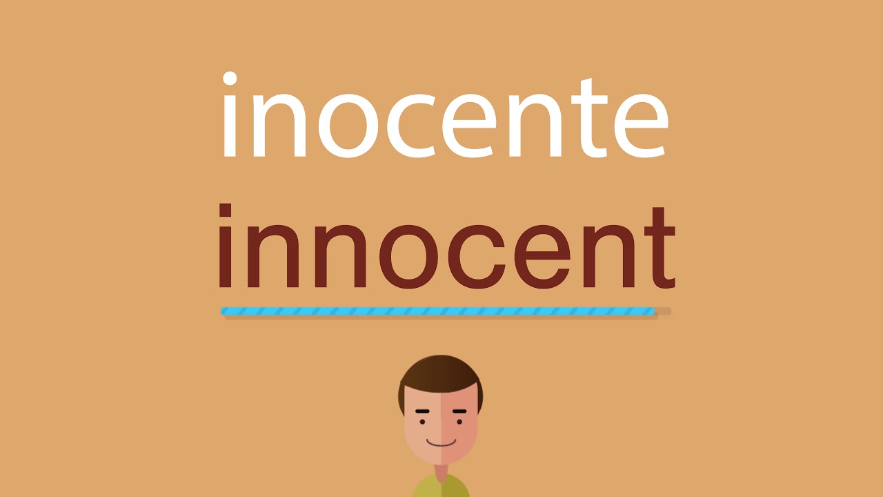 ¿Cómo se dice inocente en otras palabras?