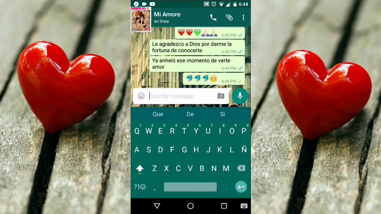 ¿Cómo hacer feliz a mi novia por WhatsApp?