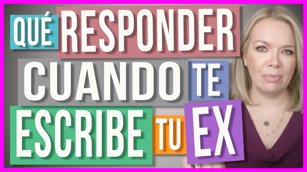 ¿Cómo responder a los mensajes de mi ex?