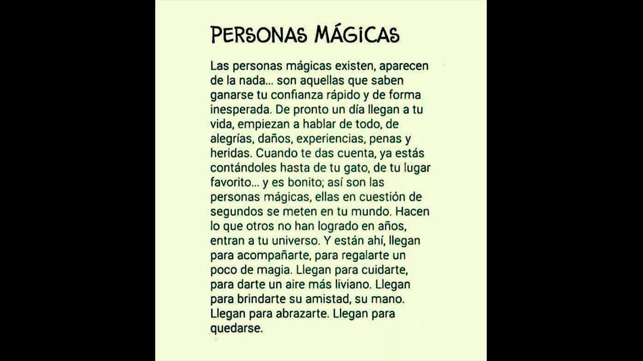 ¿Cuándo llegan personas mágicas a tu vida?