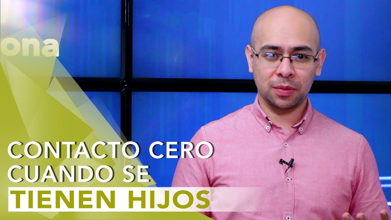 ¿Cómo aplicar el contacto cero a un hombre cuando hay hijos?