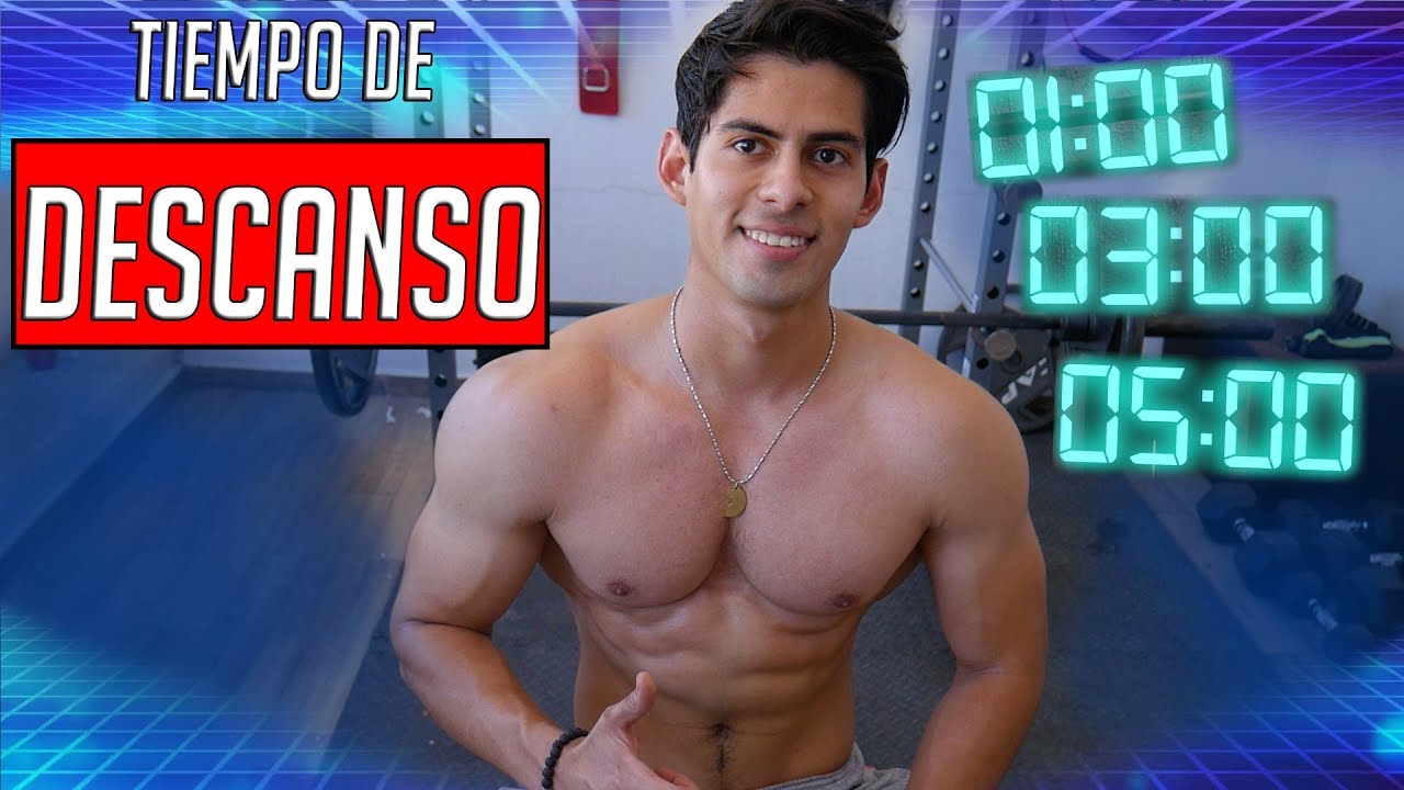 ¿Cuánto tiempo de descanso entre ejercicios?