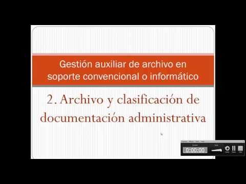 ¿Cuántos tipos de archivos administrativos existen?