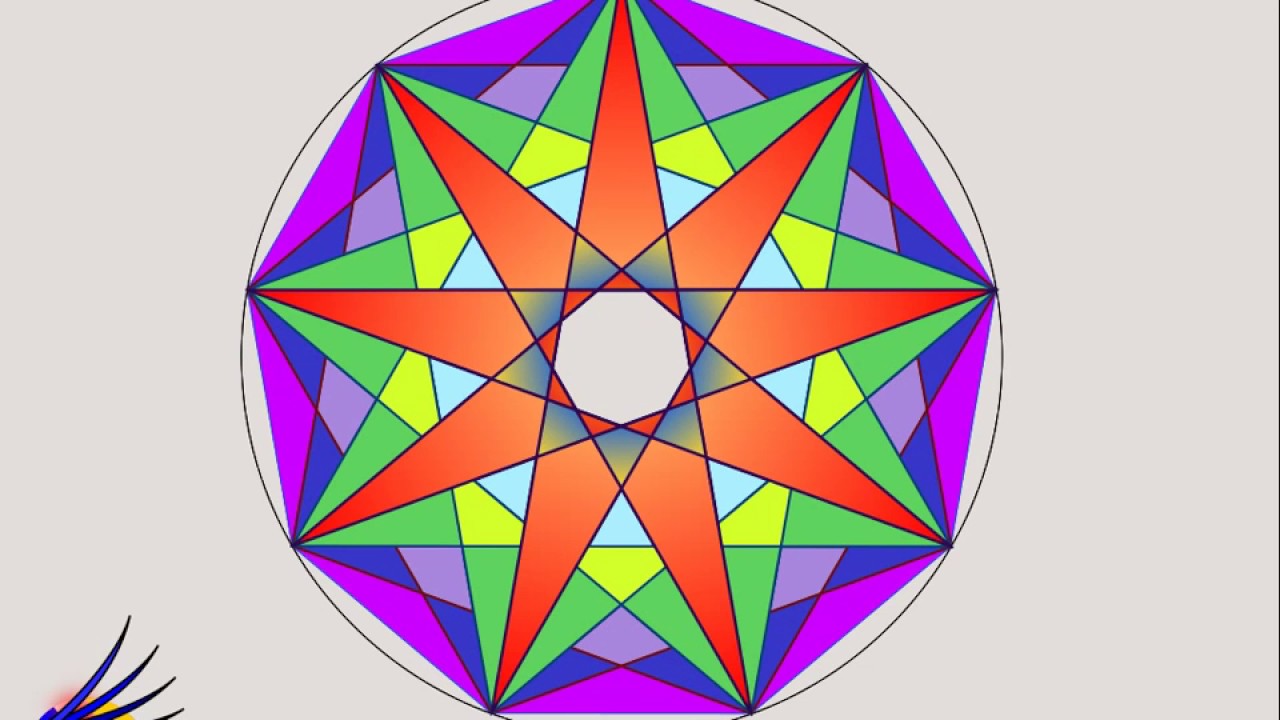 ¿Cómo se llama la estrella de 9 picos?