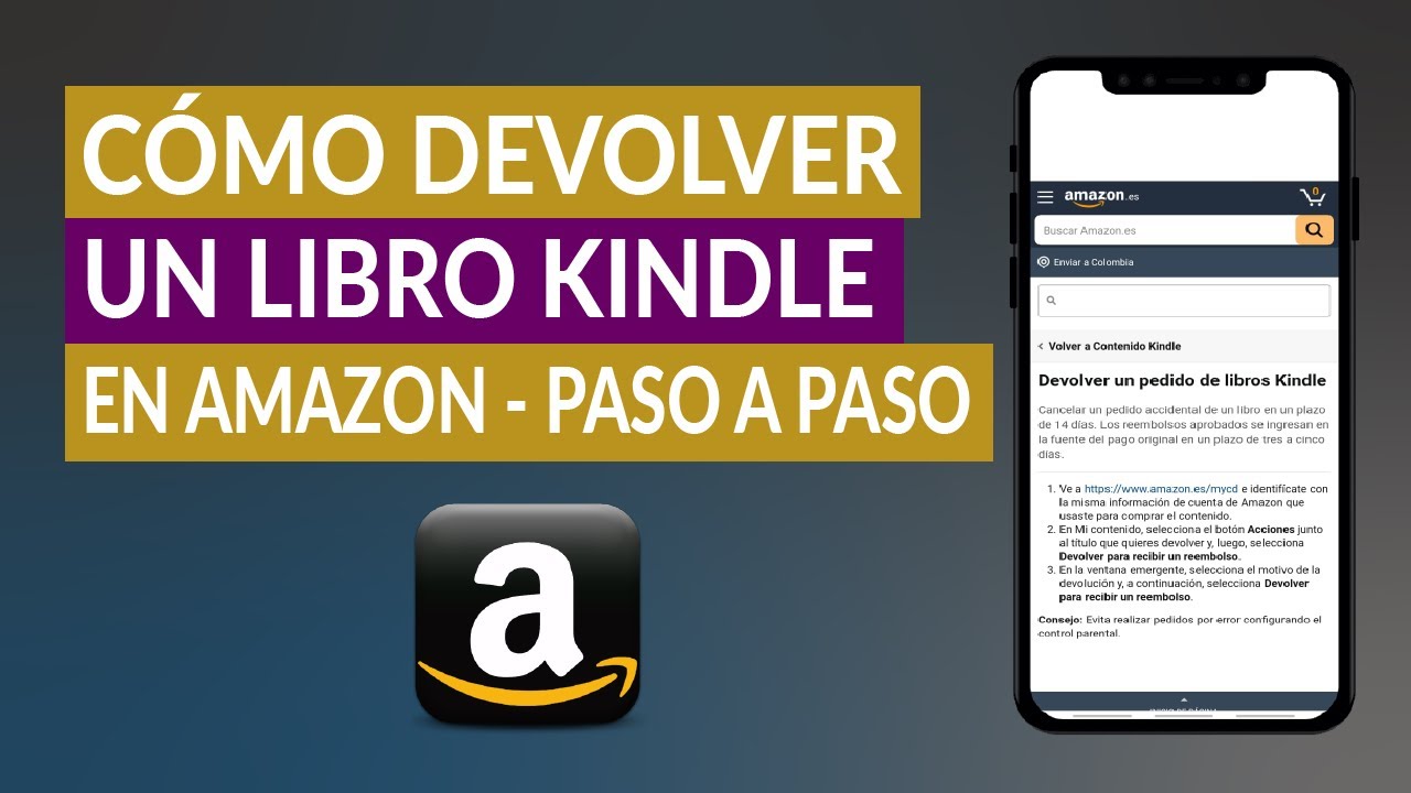 ¿Cómo devolver un libro en el Kindle?