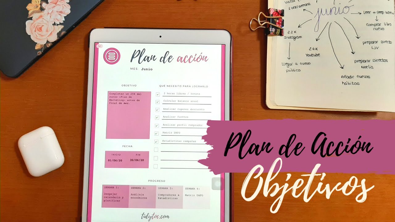 ¿Cómo redactar un plan de acción?