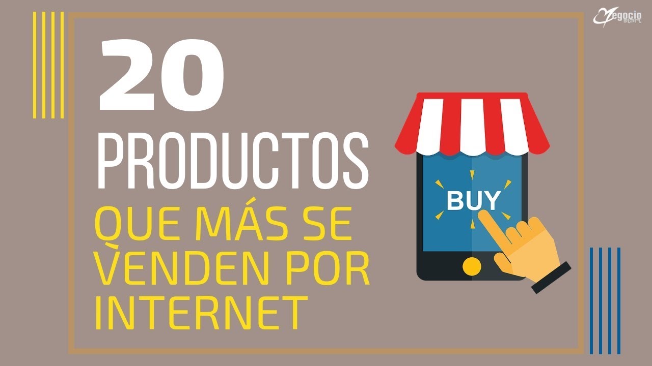 ¿Cuáles son los productos que más se venden en línea?