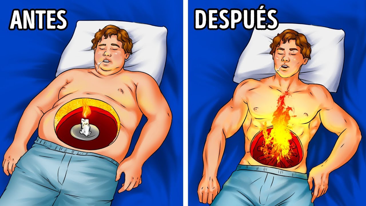 ¿Cómo quemar la grasa mientras duermes?