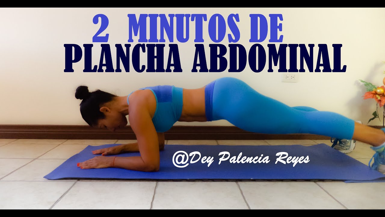 ¿Cuántas abdominales son 1 minuto de plancha?