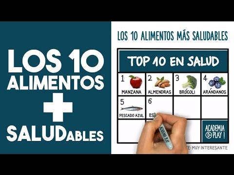 ¿Cuáles son los 10 alimentos saludables?