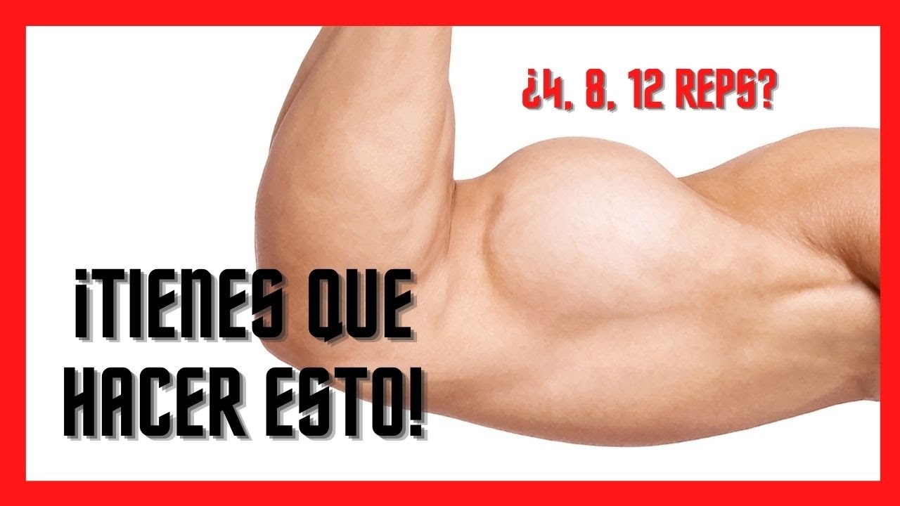 ¿Cuántas repeticiones tengo que hacer para marcar los brazos?
