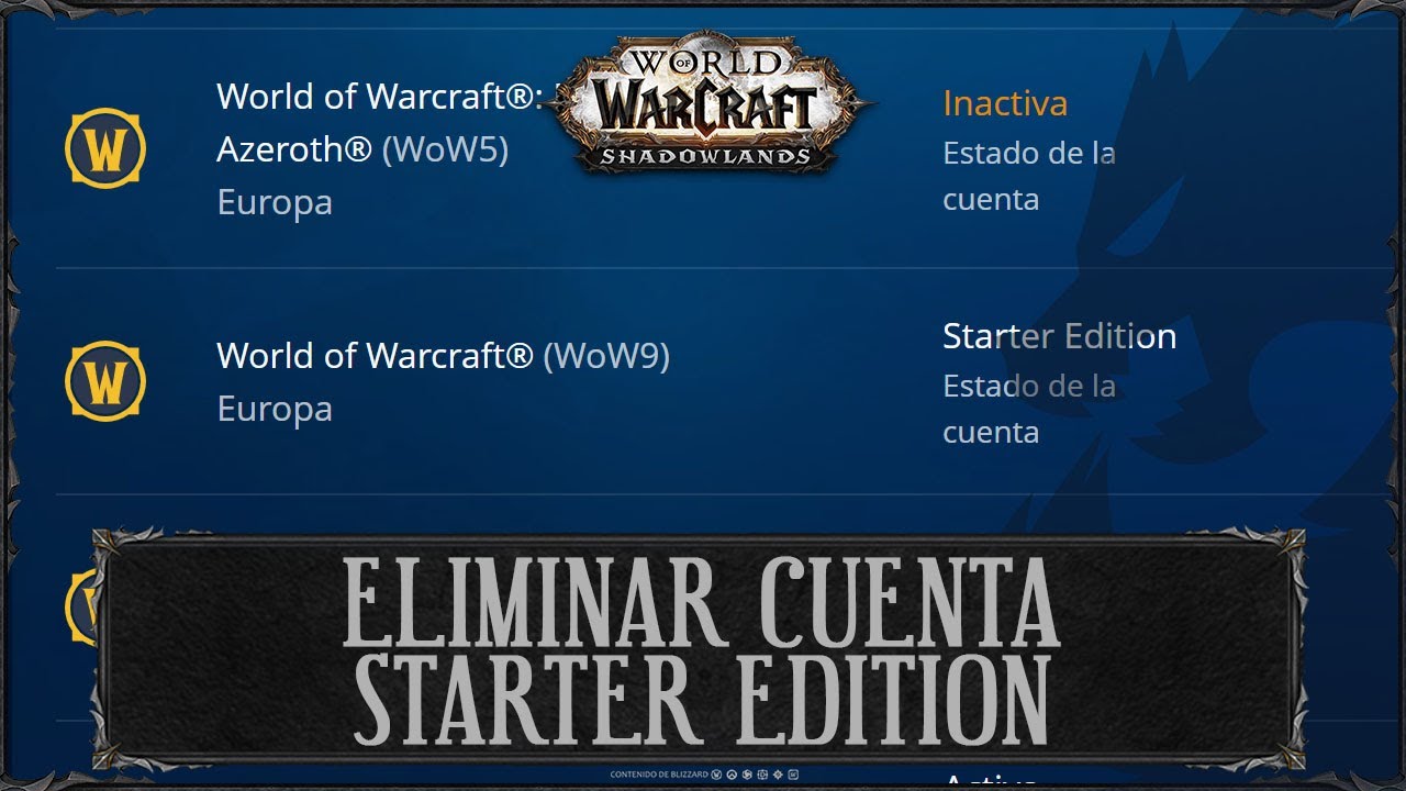 Elimina tu cuenta de Blizzard de forma definitiva: Pasos, tutoriales y consideraciones