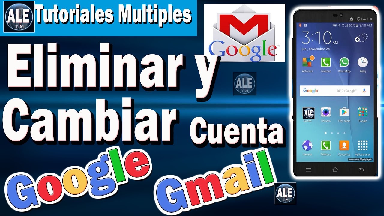 Como borrar un gmail de android