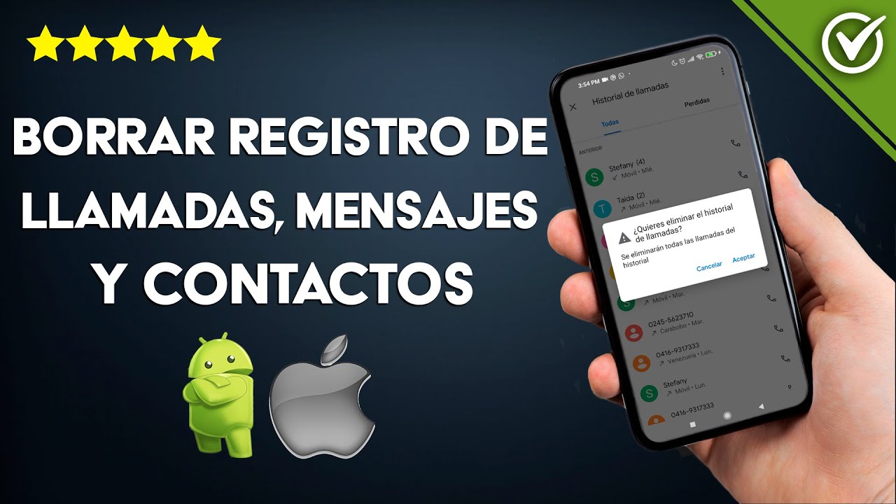 Guía completa para borrar llamadas en Android y WhatsApp