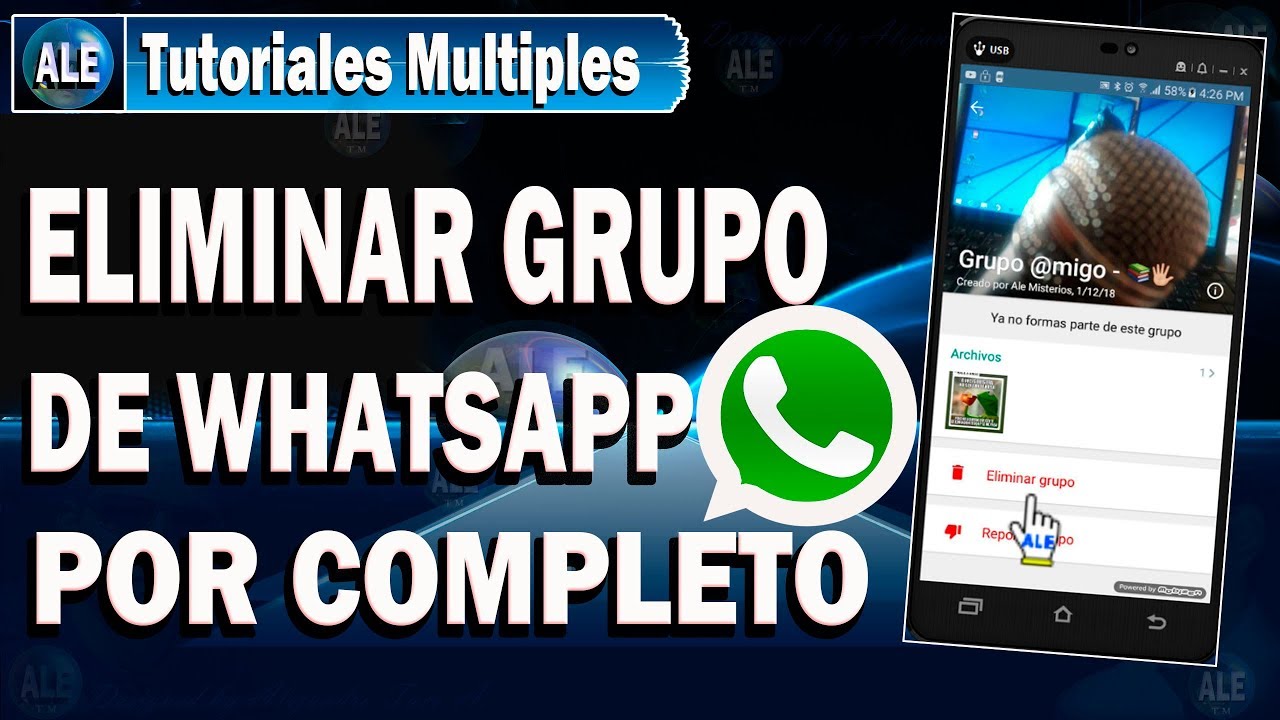 Guía completa para eliminar un grupo de WhatsApp que creaste
