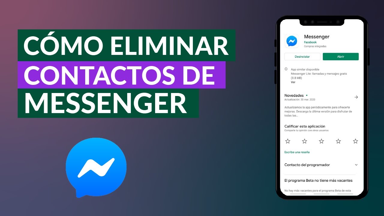 Guía para gestionar tu Messenger de Facebook: Eliminar, bloquear y borrar conversaciones