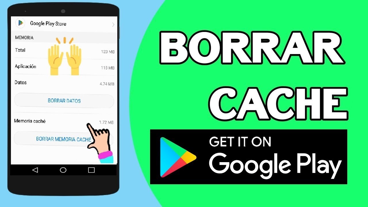 Como borrar cache de play store
