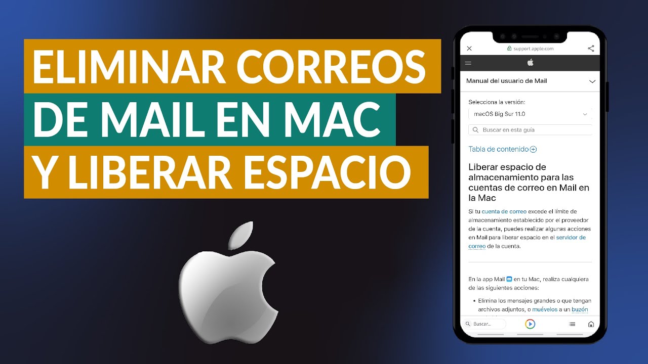 Como borrar todos los correos de mail mac