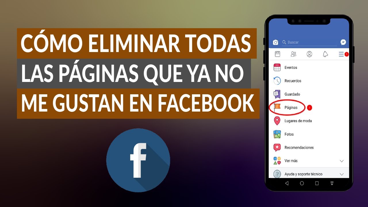 Como borrar paginas de facebook que ya no me gustan 1 Como borrar paginas de facebook que ya no me gustan