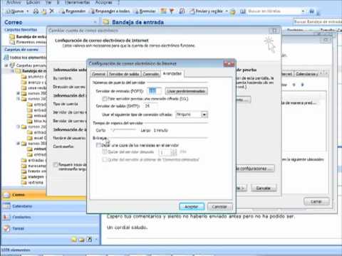 Como borrar los mensajes del servidor en outlook