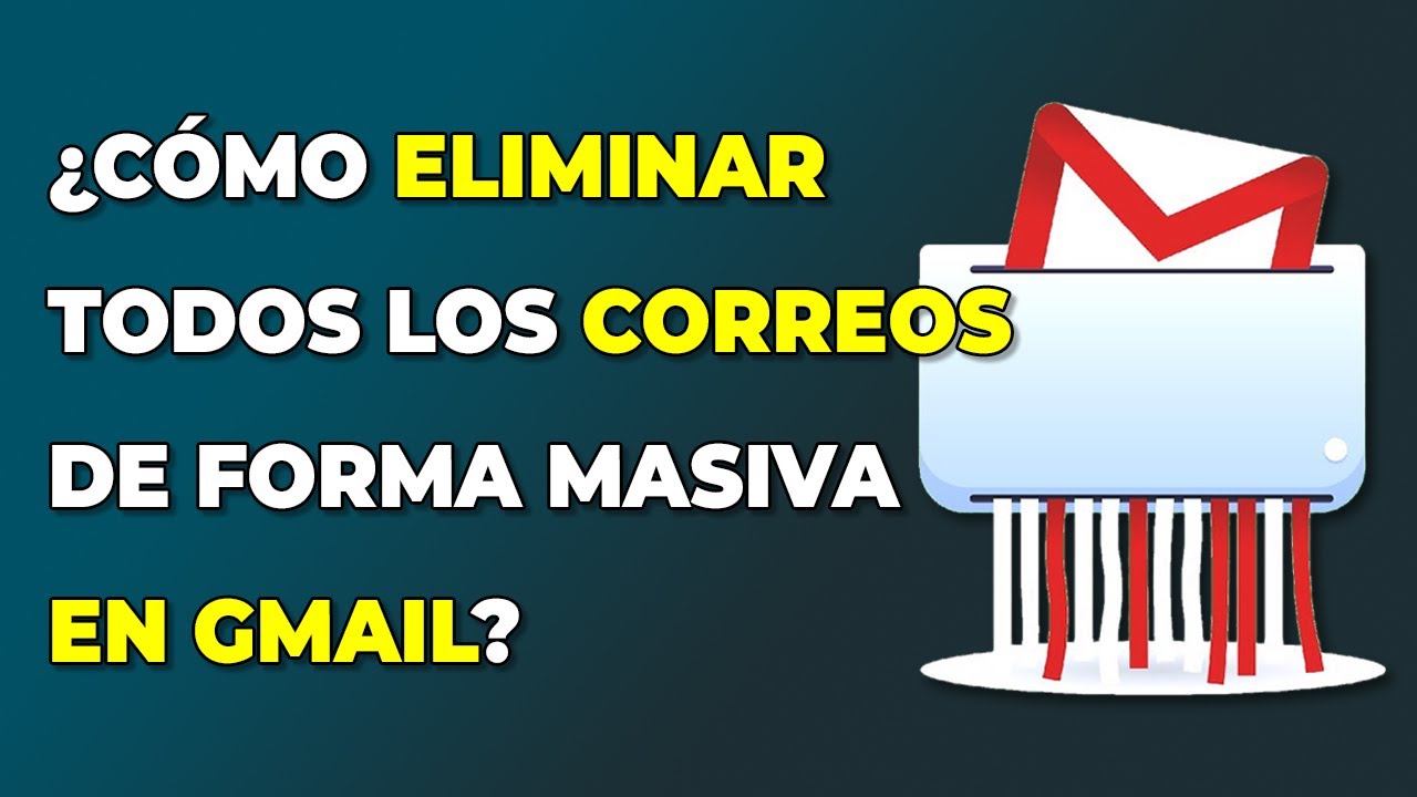 Como borrar un email de gmail