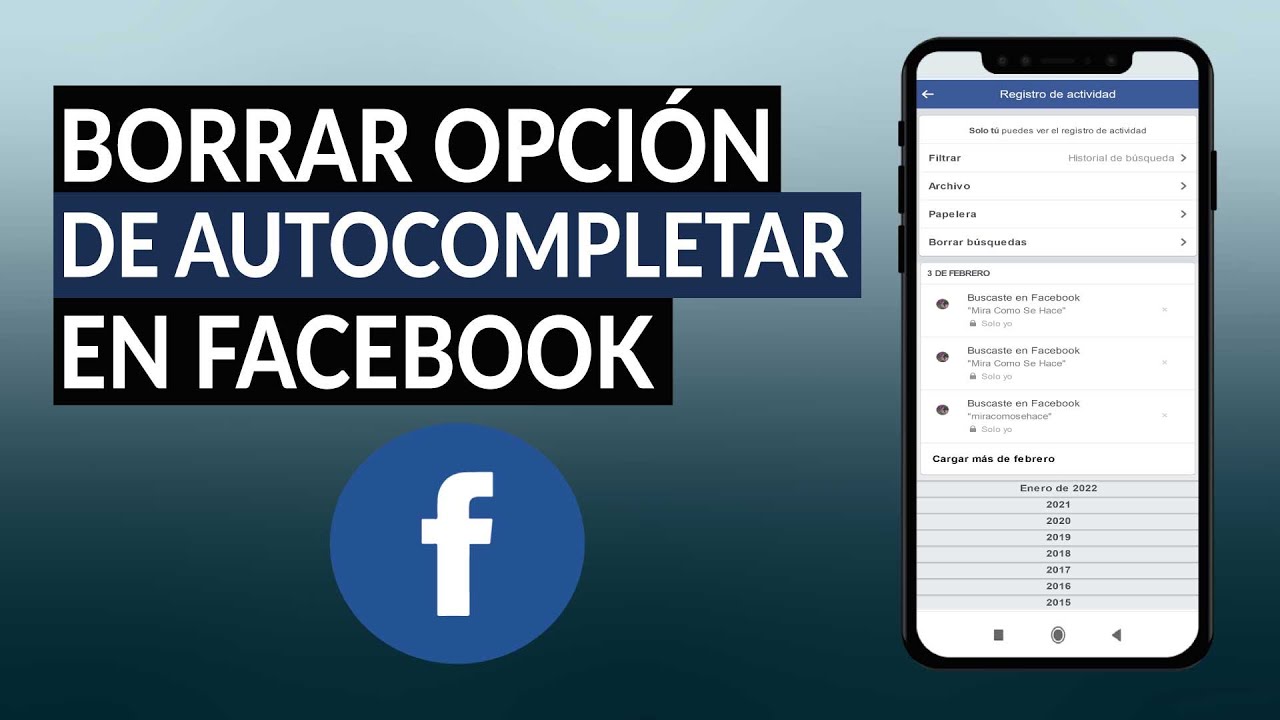 Como borrar datos de autocompletar en facebook 1 Como borrar datos de autocompletar en facebook