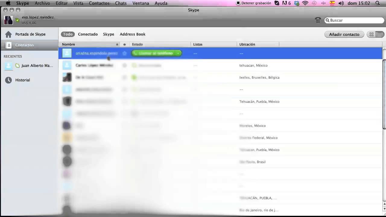 Como borrar un contacto de skype