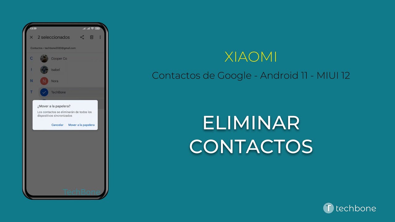 Como borrar contacto en xiaomi