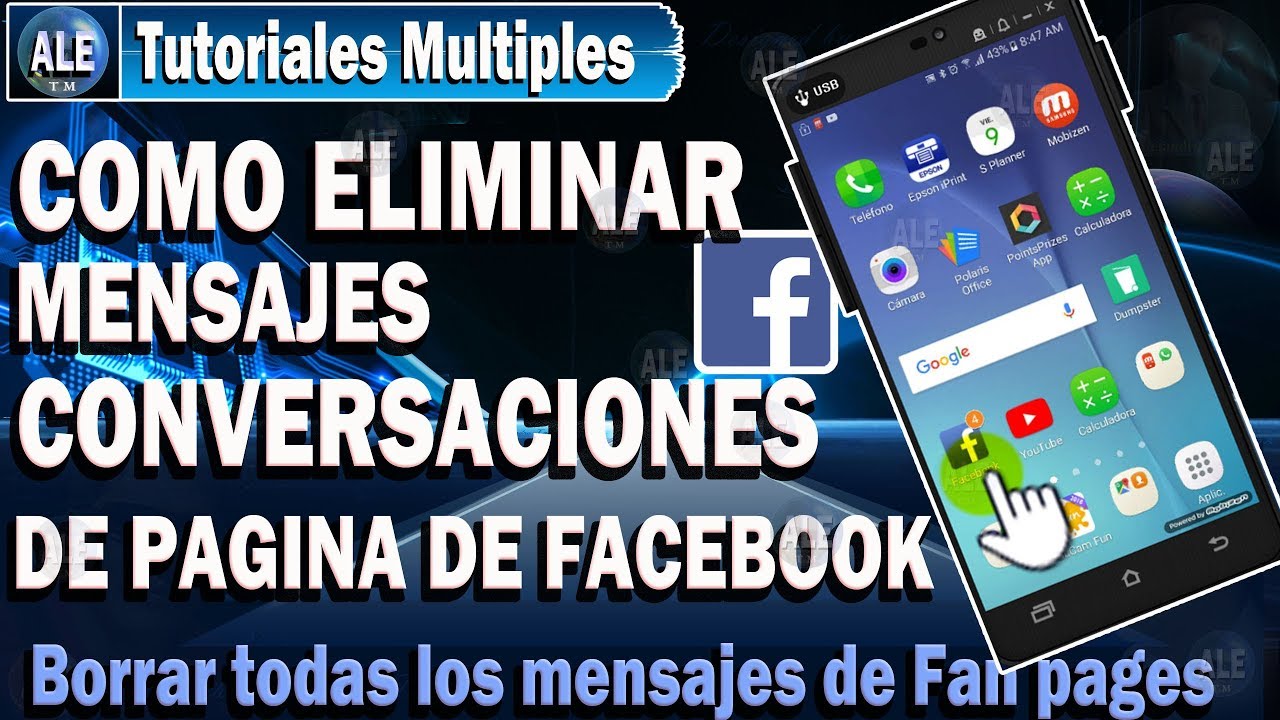 Como borrar mensajes facebook movil 1 Como borrar mensajes facebook movil