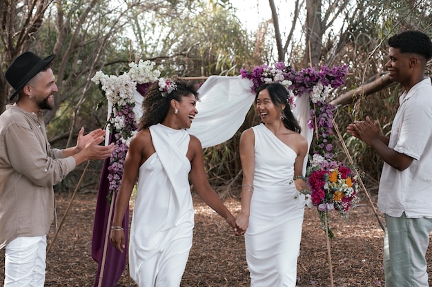 Matrimonio intercultural: Coreanos y extranjeras unidos