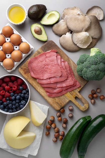Alimentos permitidos en la dieta cetogénica