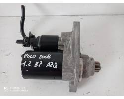 02T911023G MOTORINO D' AVVIAMENTO VOLKSWAGEN Polo 4° Serie 1200 Benzina (2008) RICAMBI USATI