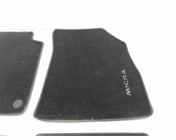 ASC Tappetini Auto Compatibili Con Nissan Micra K14 (2017-2023) | Set 4 Pezzi In Moquette | Battitacco In Gomma E Bordo Antiscivolo | Prodotto Italiano